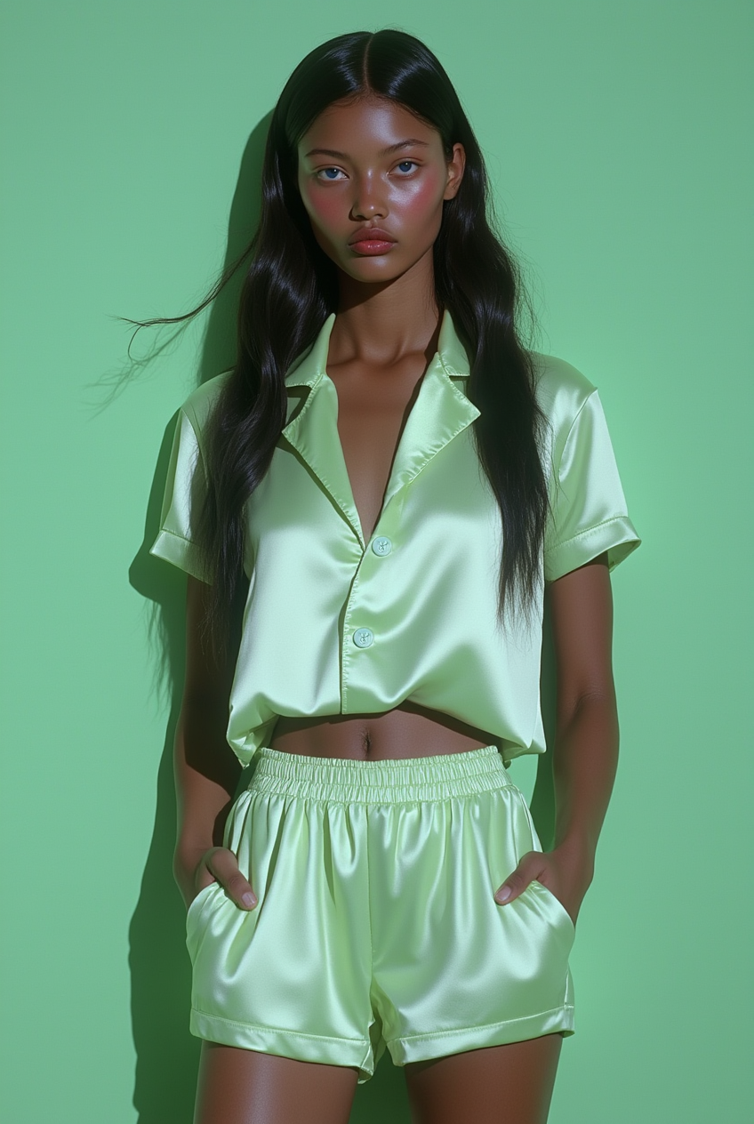 Mint Frost Short Pajamas