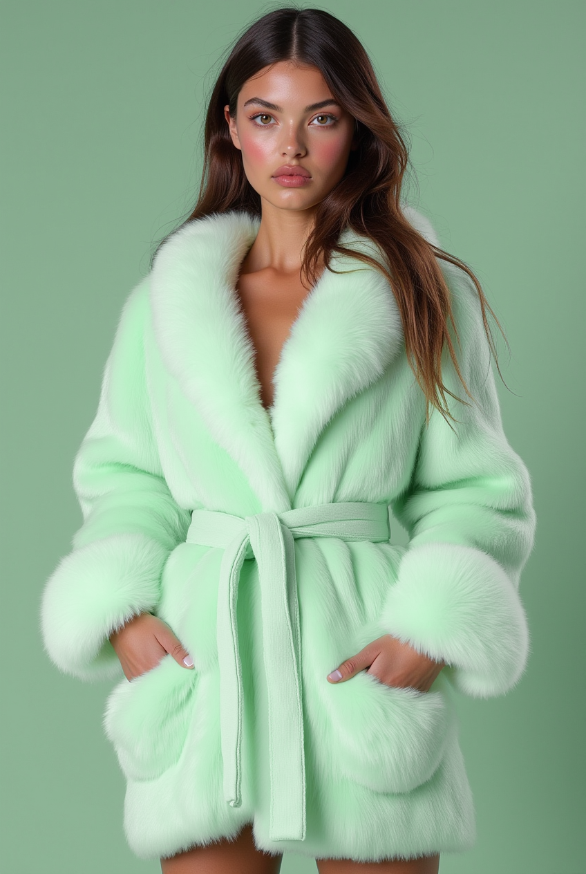 Mint Frost Robe