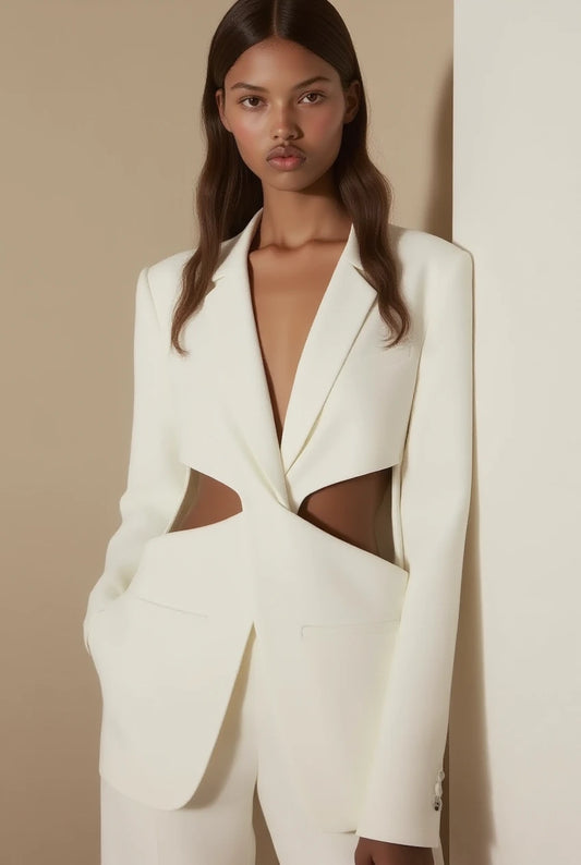Donna White Blazer