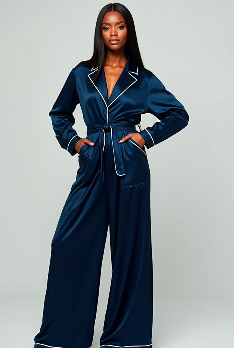 Blue Jumpsuit