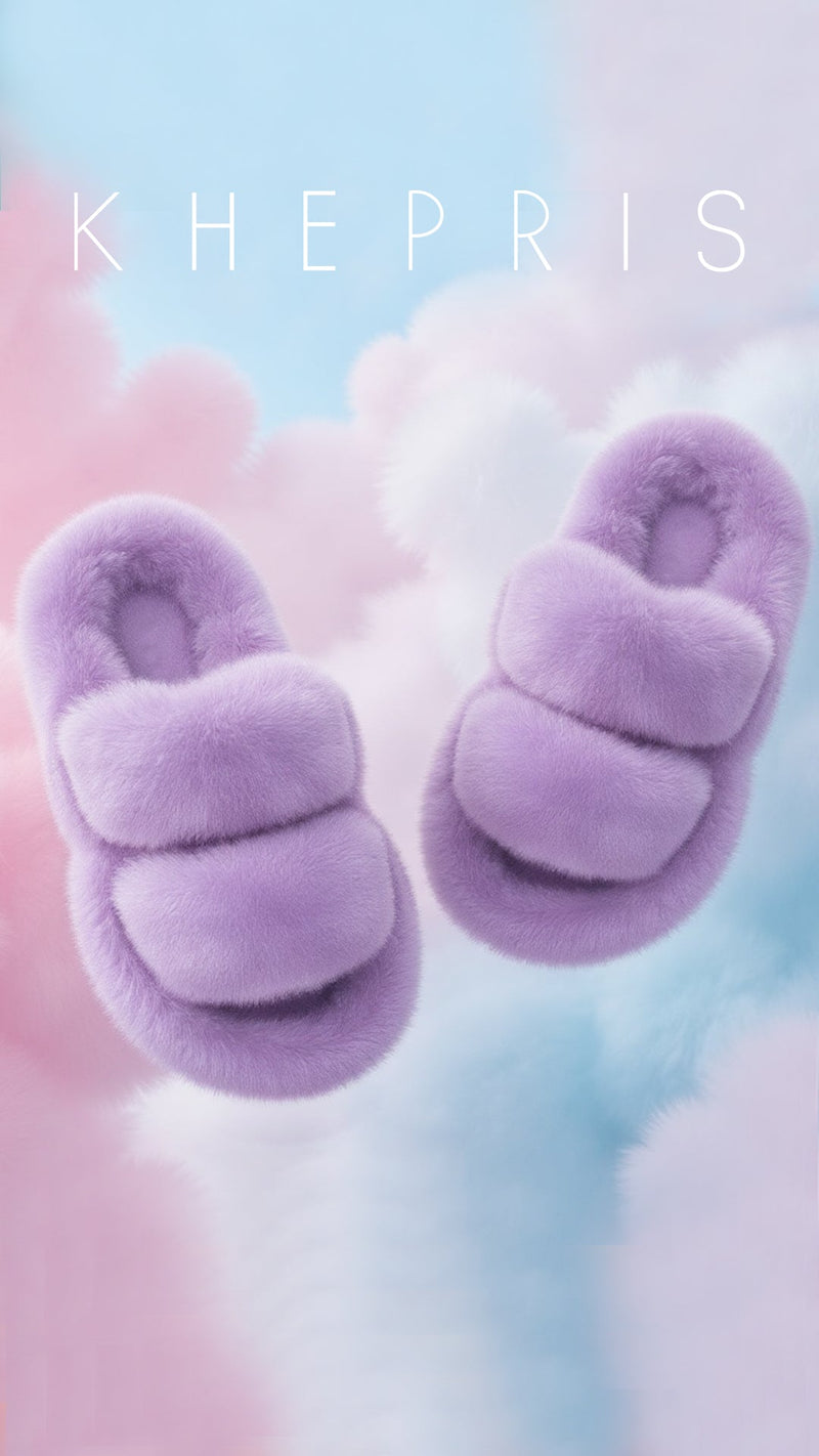 Lavender Whip Slippers