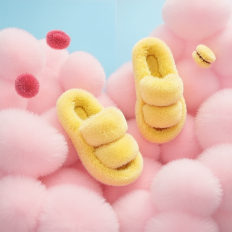 Lemon Drizzle Slippers