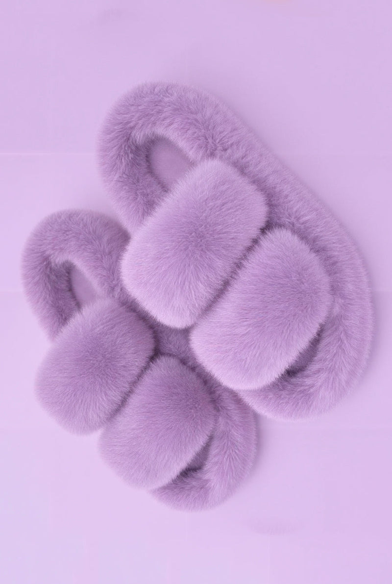 Lavender Whip Slippers