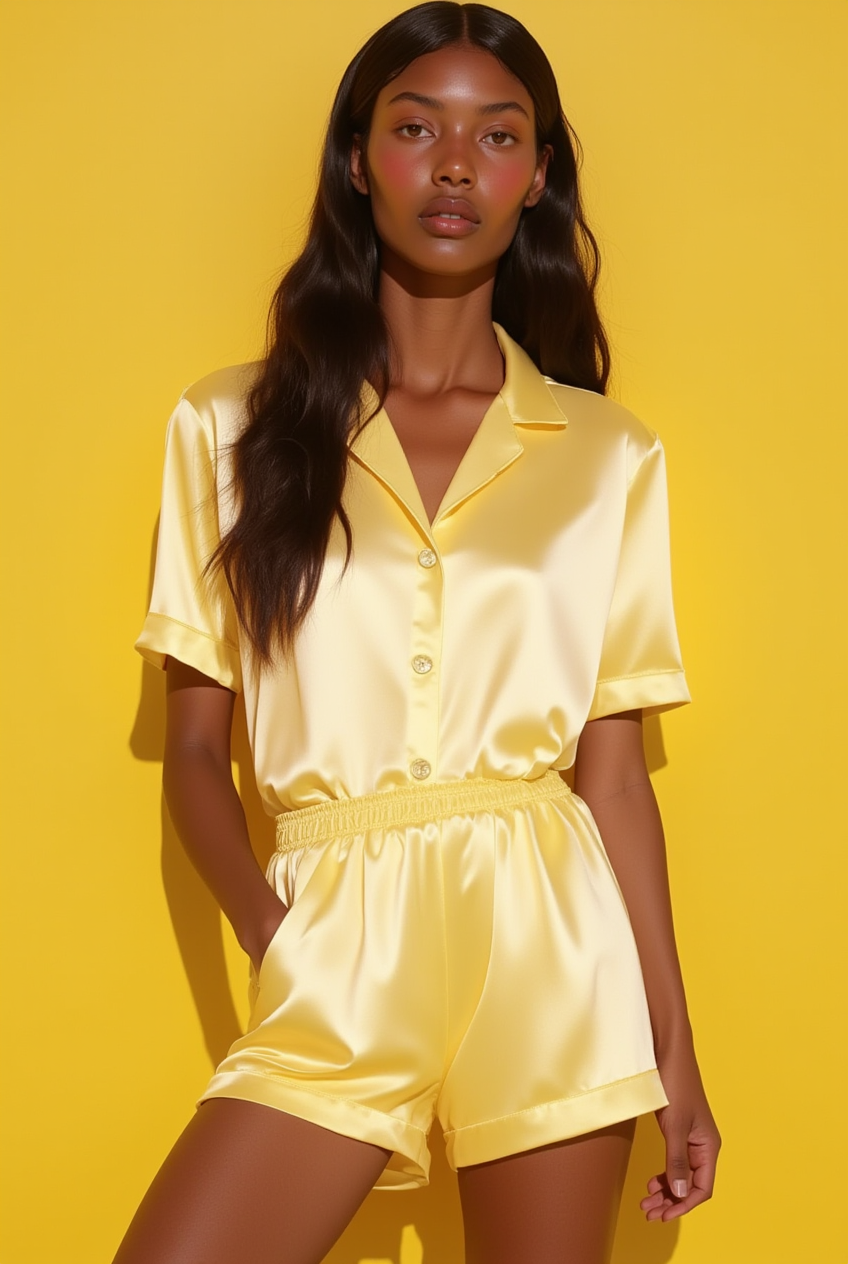 Lemon Drizzle Short Pajamas