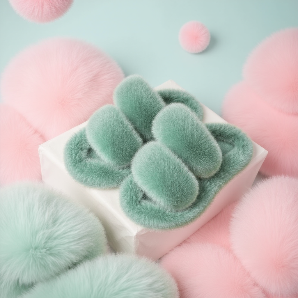 Mint Frost Slippers