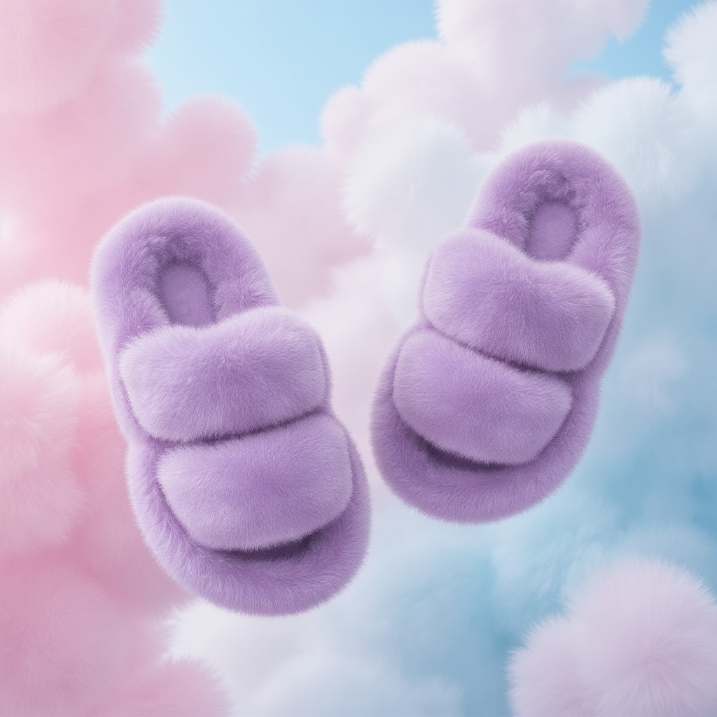 Lavender Whip Slippers